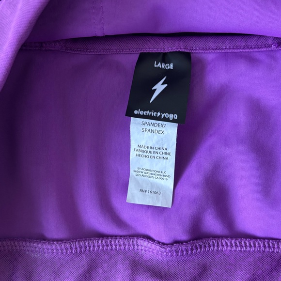 Electric Yoga Large Python Magenta Activewear Sports Bra & Leggings Set Outfit - Picture 11 of 12